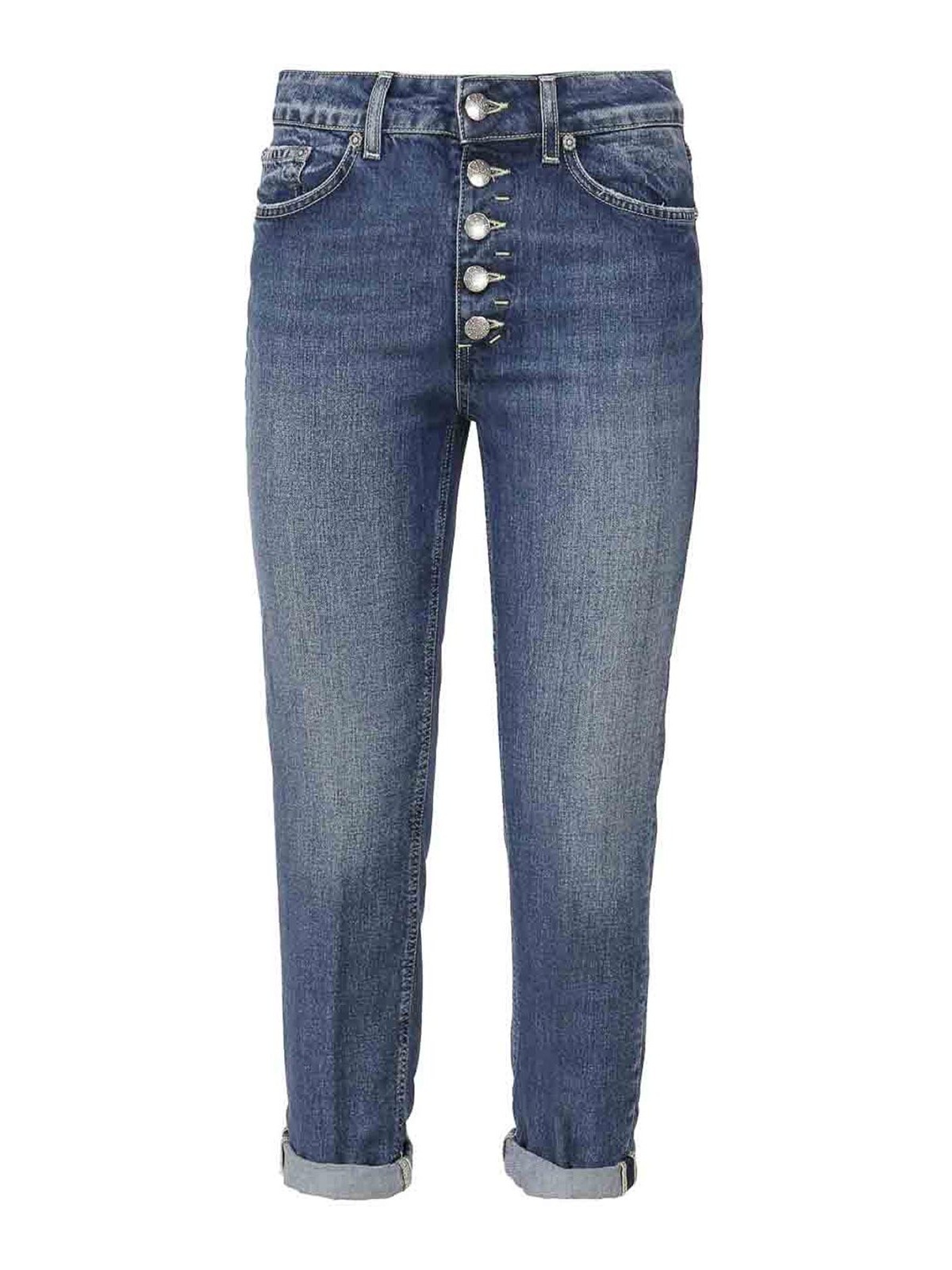 Shop Dondup Koons Loose Jeans In Bull Stretch In Blue