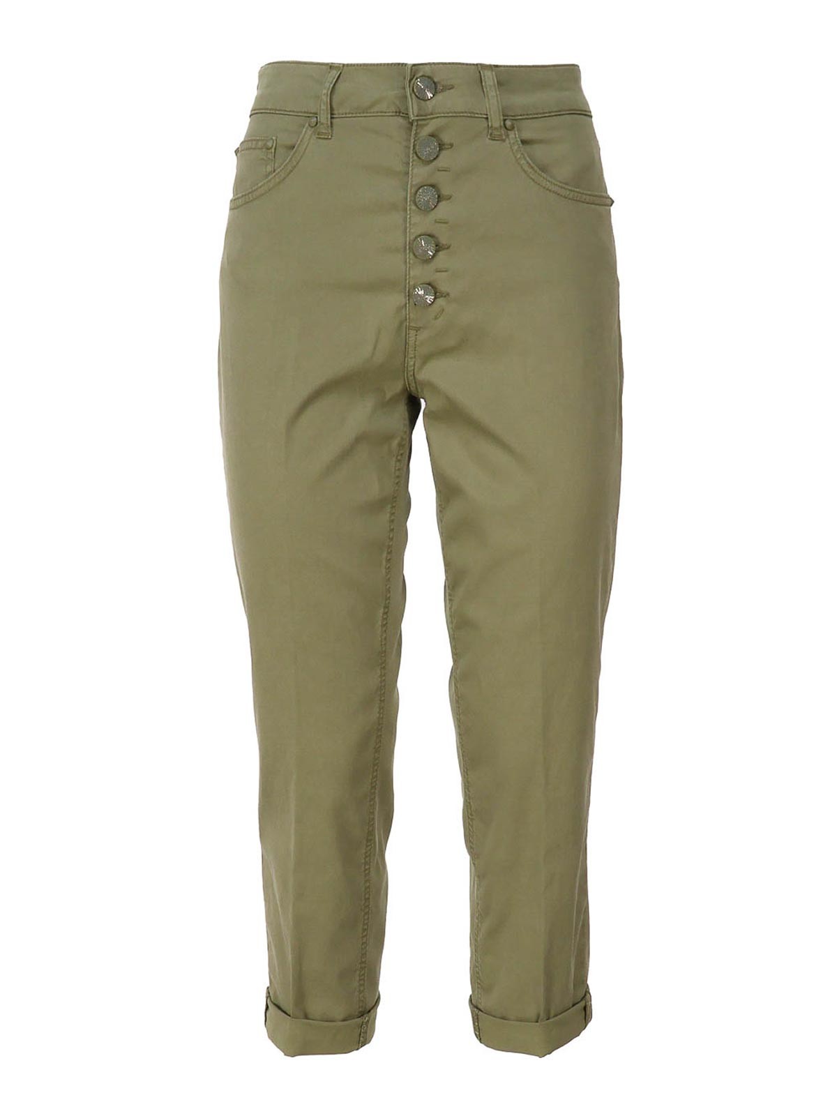 Shop Dondup Jeans Koons Loose In Bull Stretch In Green