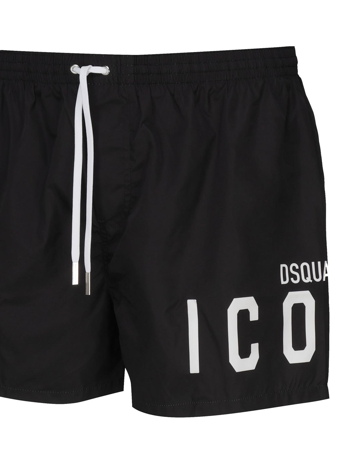 Shop Dsquared2 Icon Swimsuit In Nylon In Black