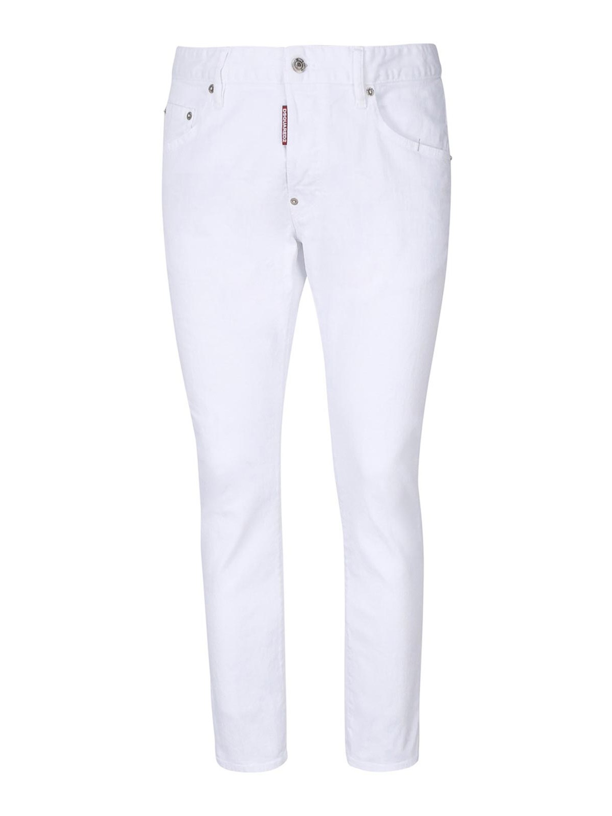 Dsquared2 Skater Slim Jeans In White