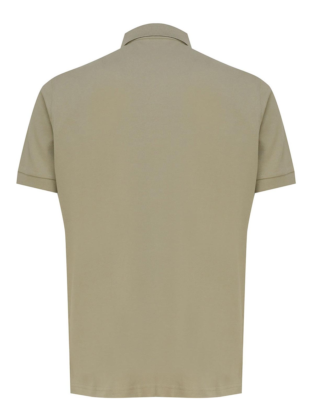 Shop Fay Polo T-shirt In Cotton In Grey