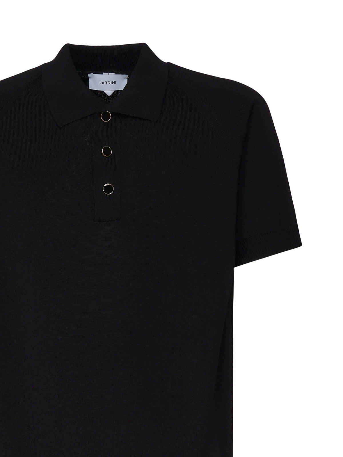 Shop Lardini Polo - Negro In Black
