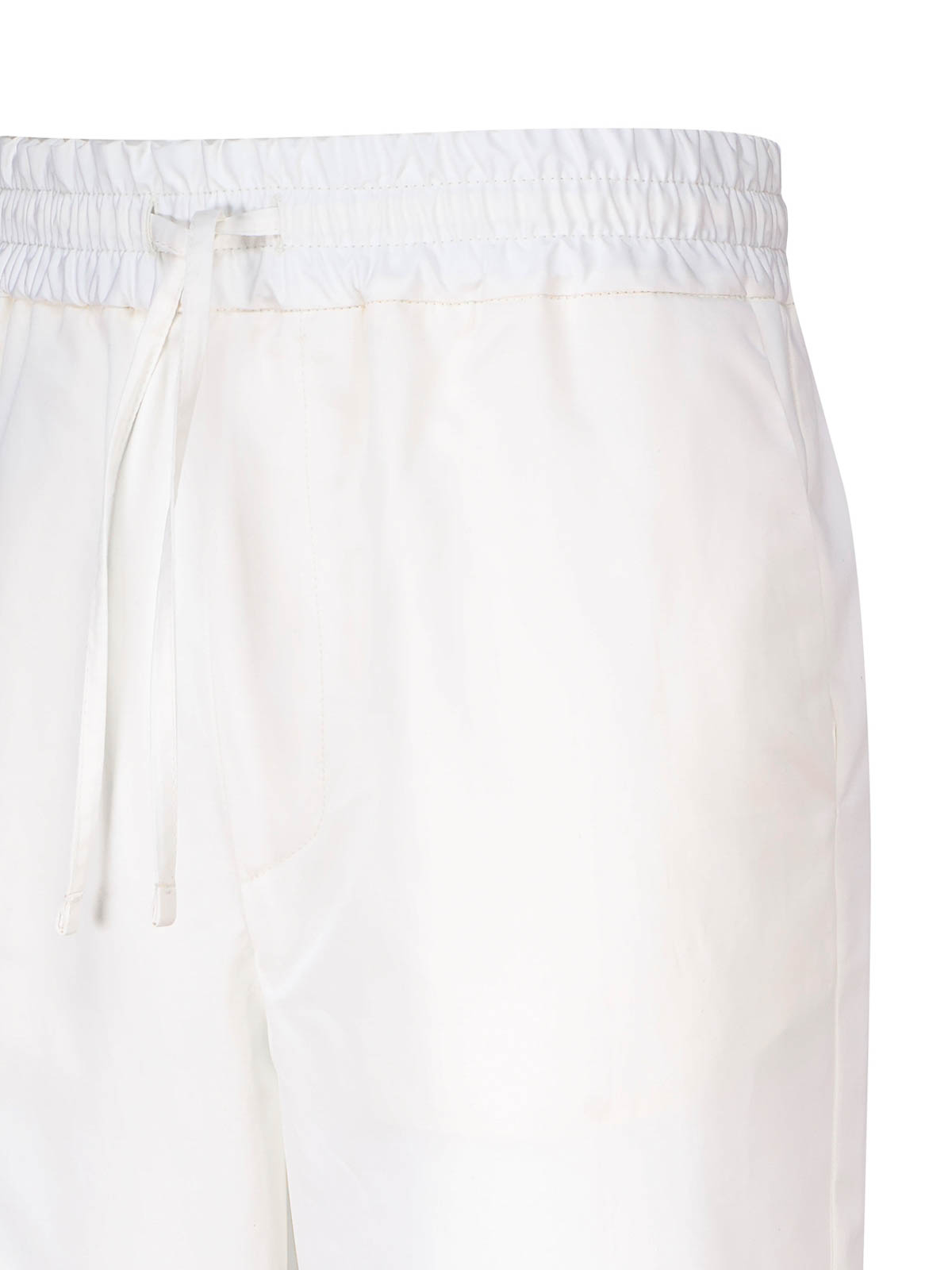 Shop Lardini Wide Pants In White