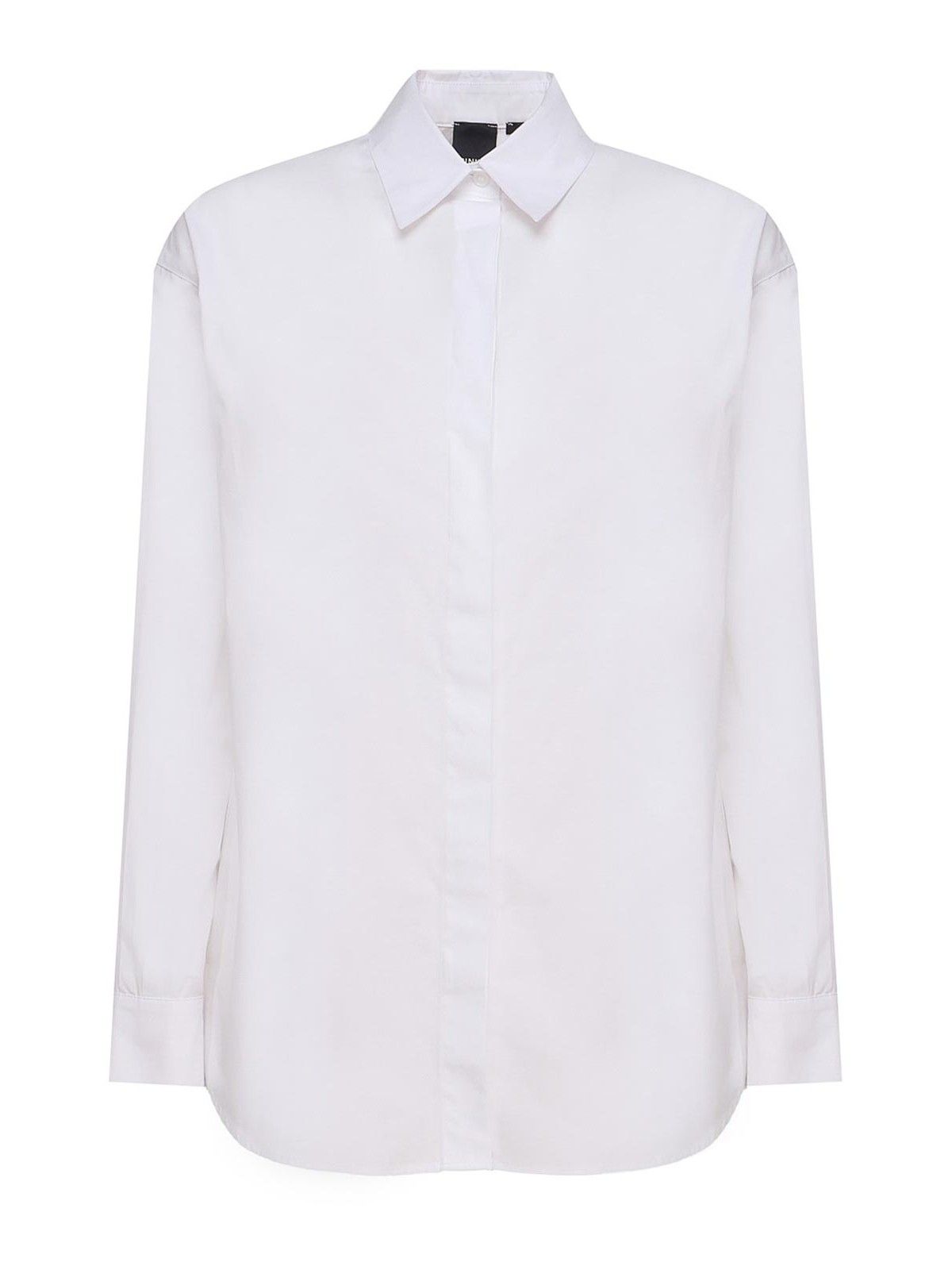 Pinko Poplin Shirt In White