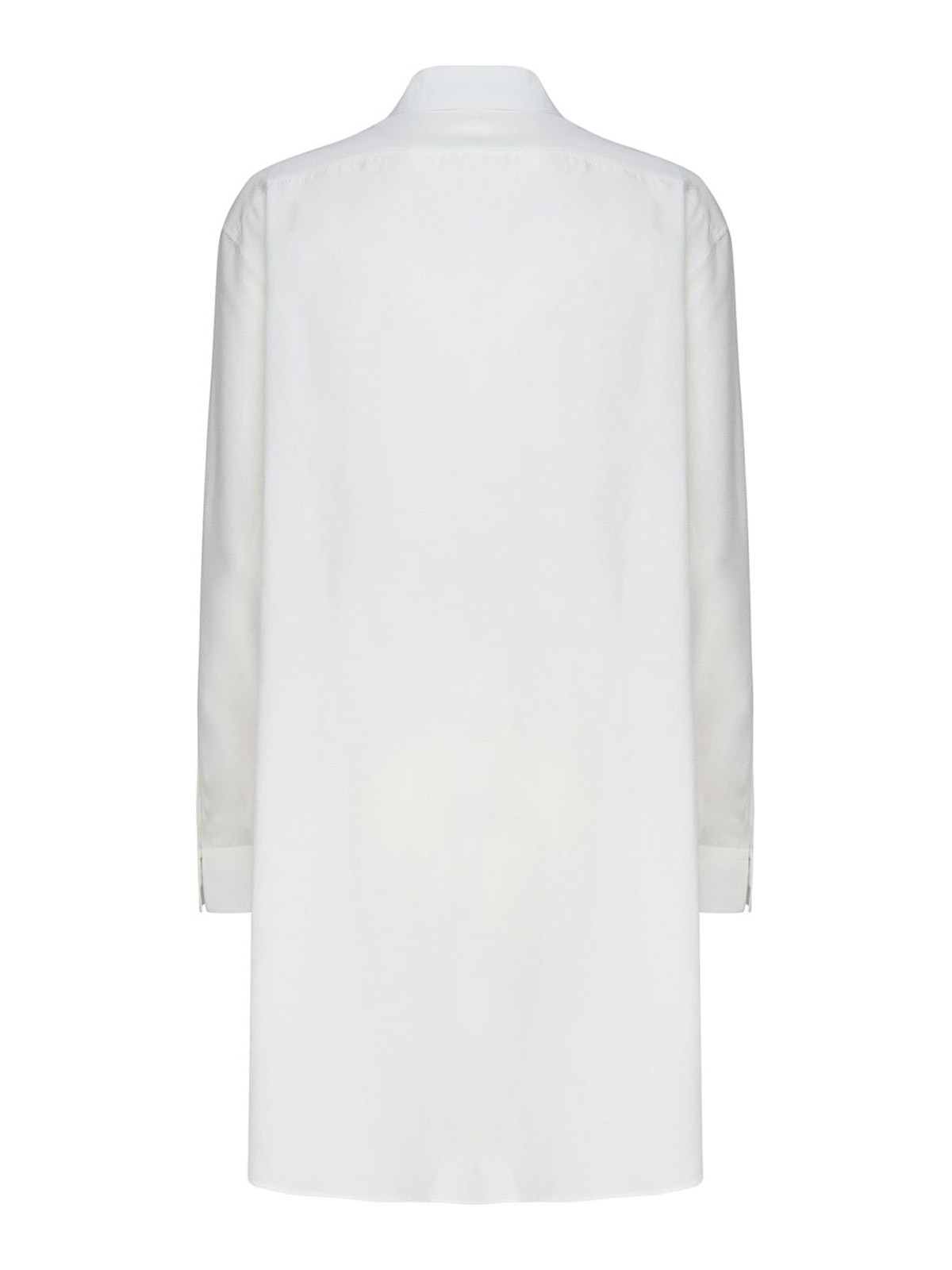 Shop Loewe Chemisier Dress In White
