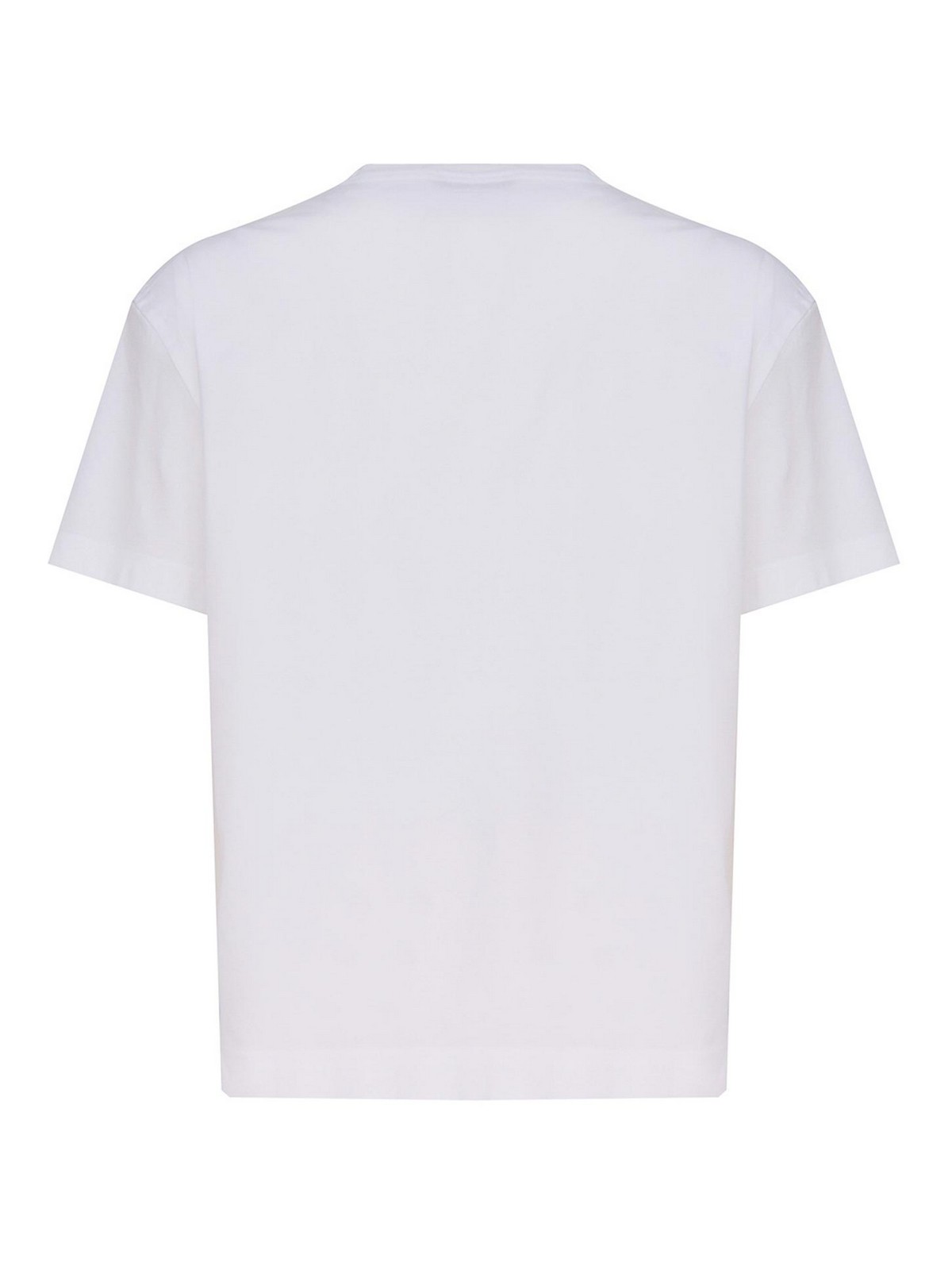 Shop Valentino Vlogo Cotton T-shirt In White