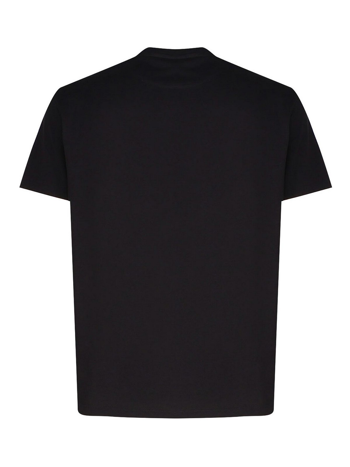 Shop Valentino Vlogo T-shirt In Cotton In Black