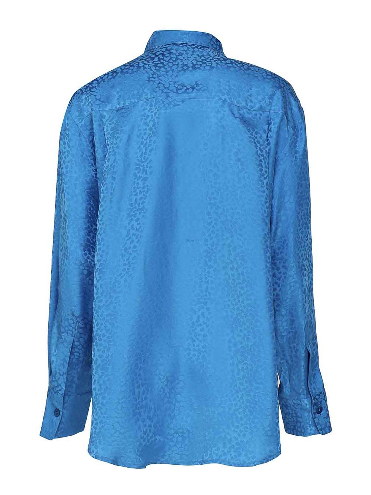 Shop Art Dealer Jacquard Shirt In Blue
