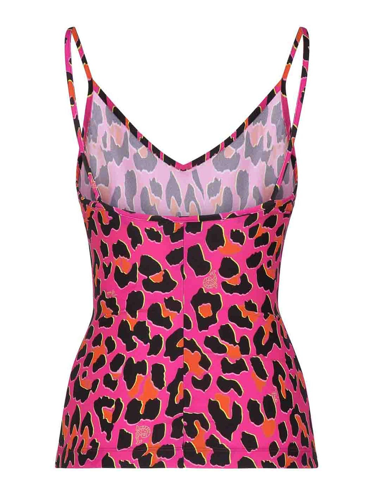 Shop Emilio Pucci Leopard Print Top In Multicolour