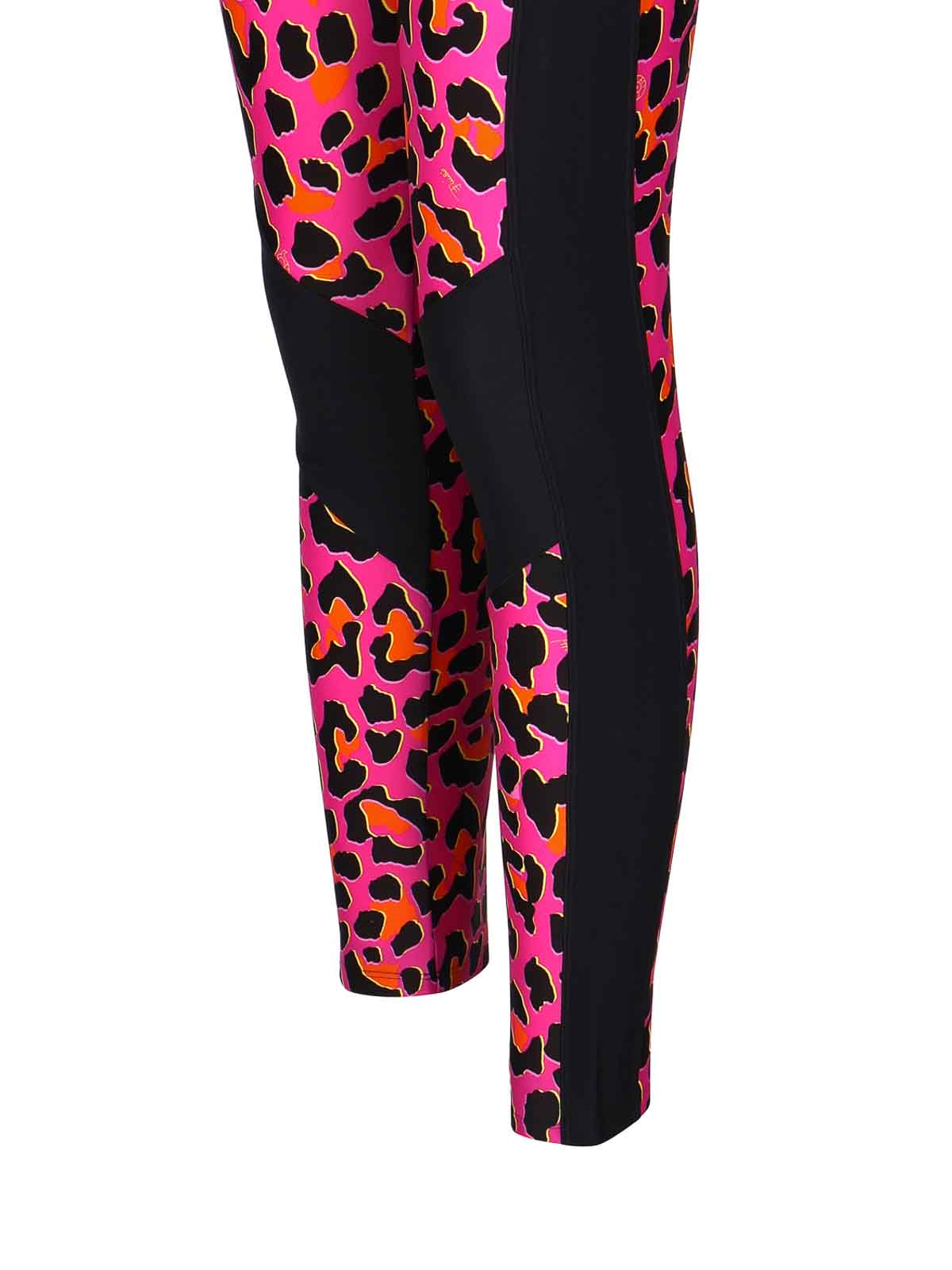 Shop Emilio Pucci Leopard Print Leggings In Multicolour