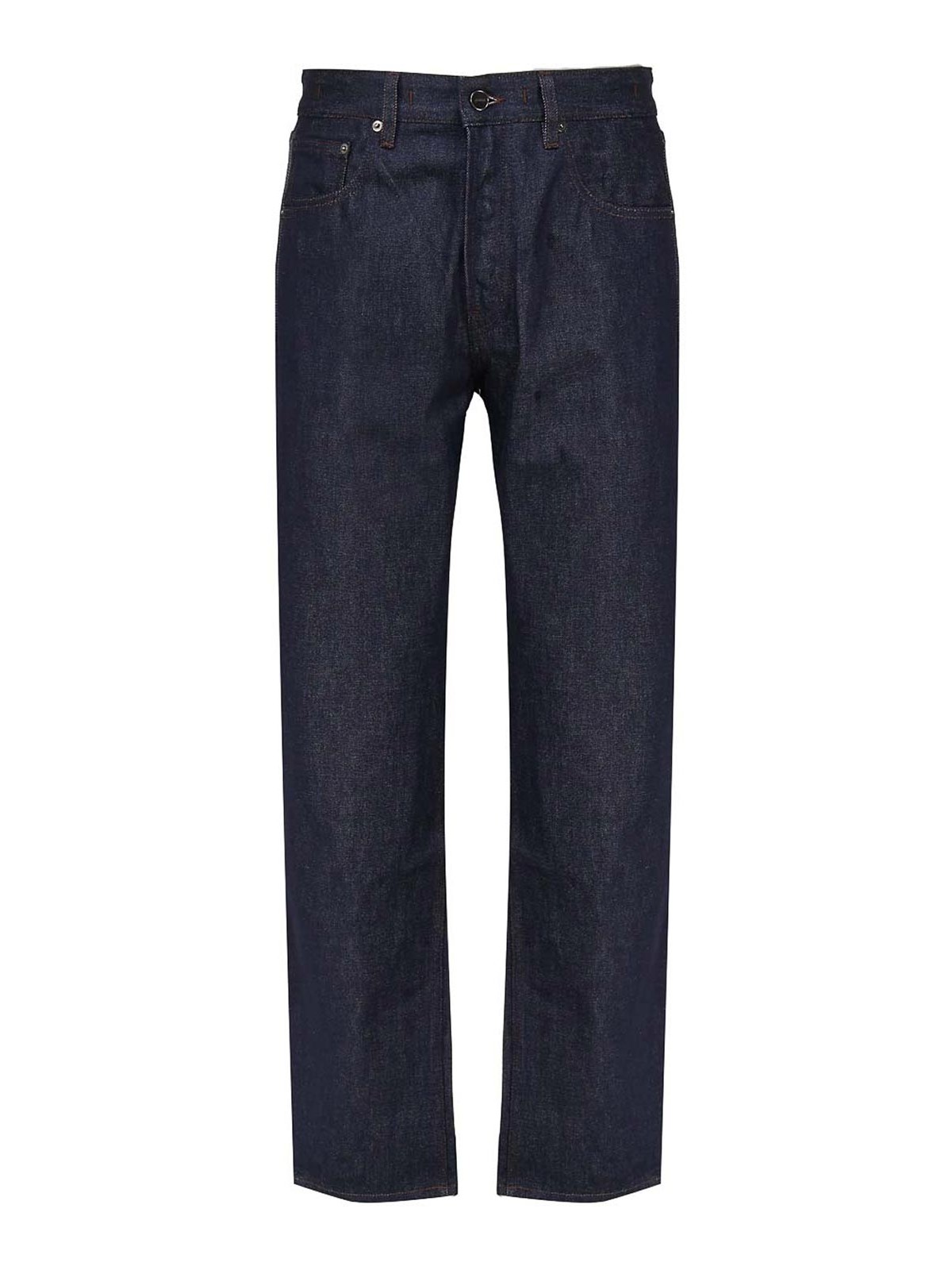 Shop Jacquemus Straight Jeans In Blue