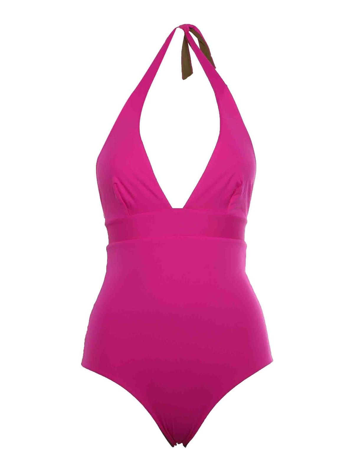 Fisico Reversible Two-tone One-piece Swimsuit In Fuchsia