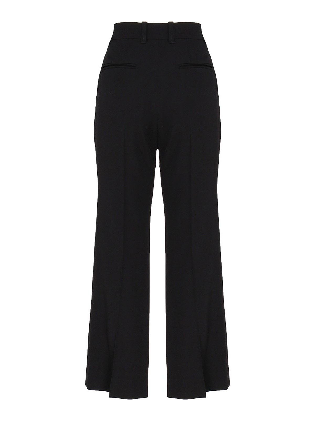 Shop Chloé Tailored Trousers In Black