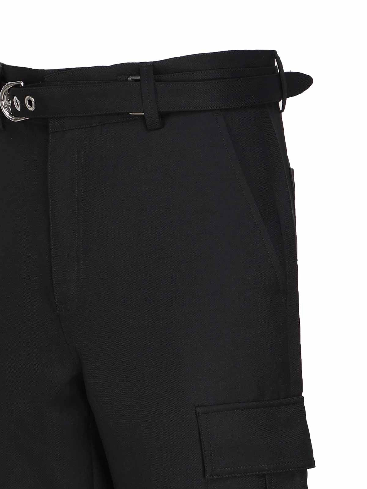 Shop Jw Anderson Padlock Cargo Pants In Black