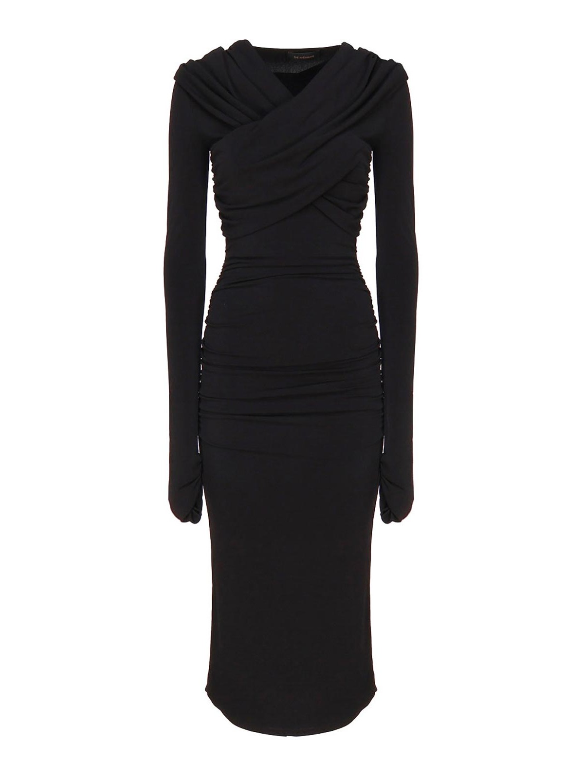 Shop The Andamane Fitted Dress With Hood In Black