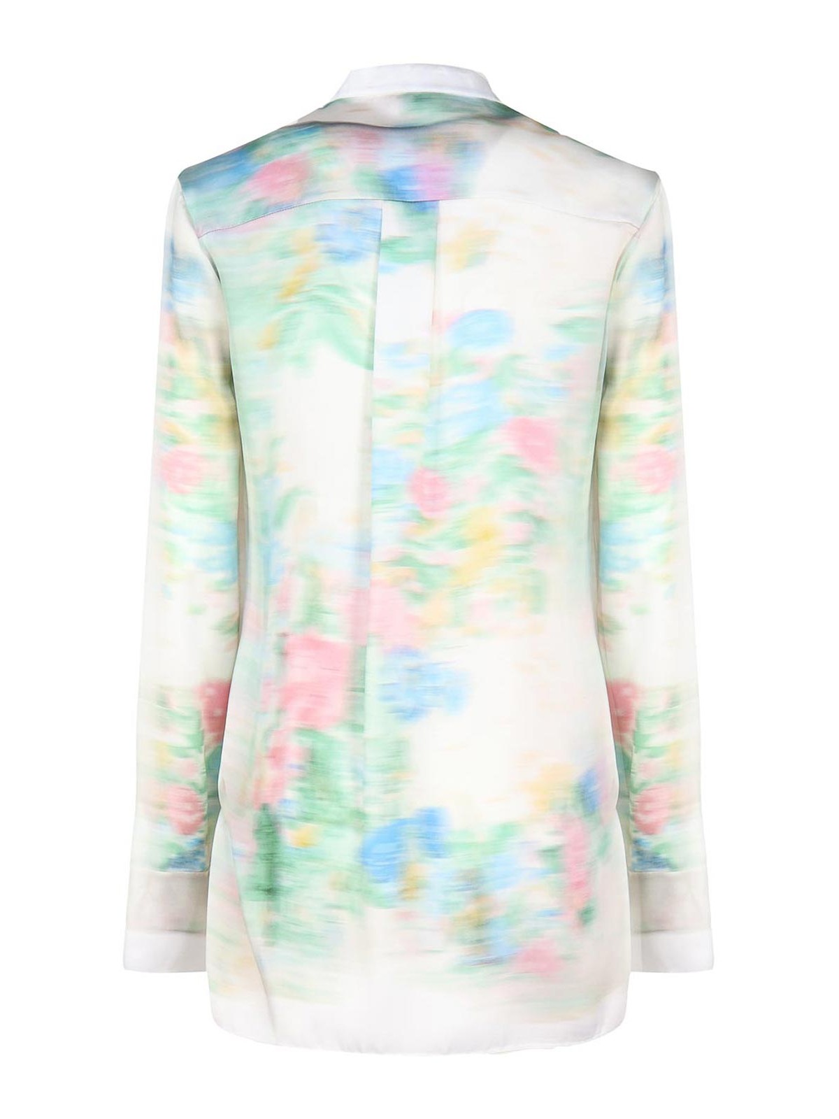 Shop Loewe Shirt  In Viscose And Silk Satin In Multicolour