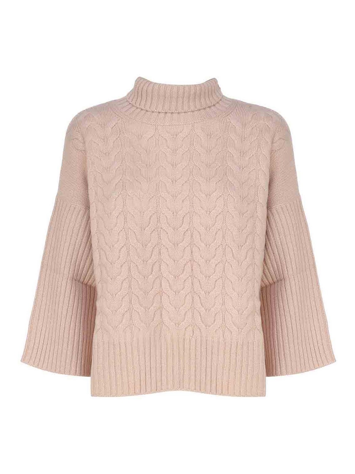 Max Mara Loose Cashmere Sweater In Pink