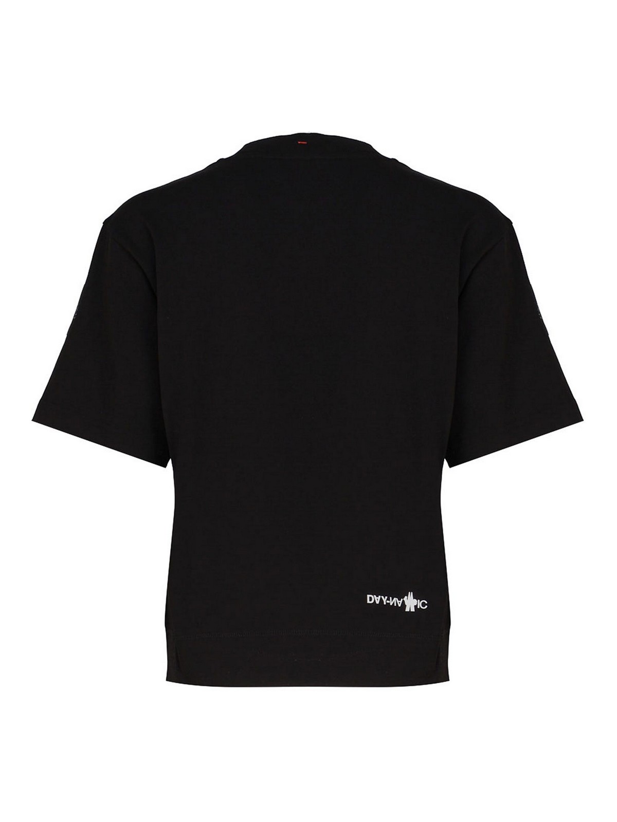 Shop Moncler Oversleeves T-shirt In Black