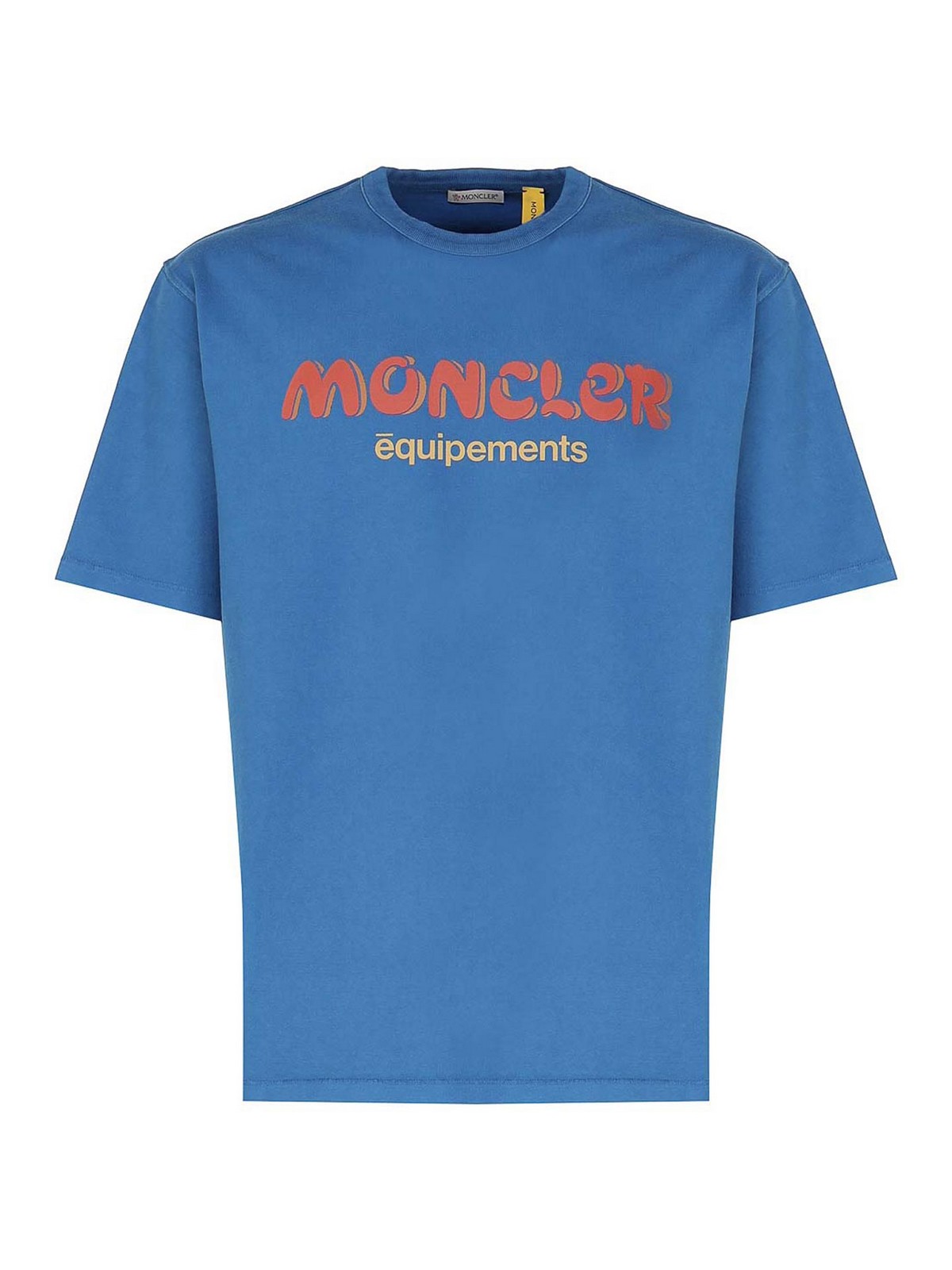 Moncler Crewneck T-shirt In Blue