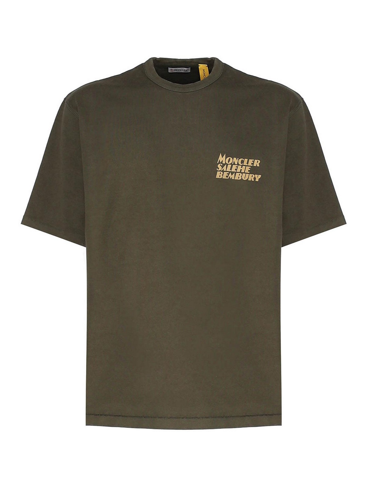 Moncler Crewneck T-shirt In Green