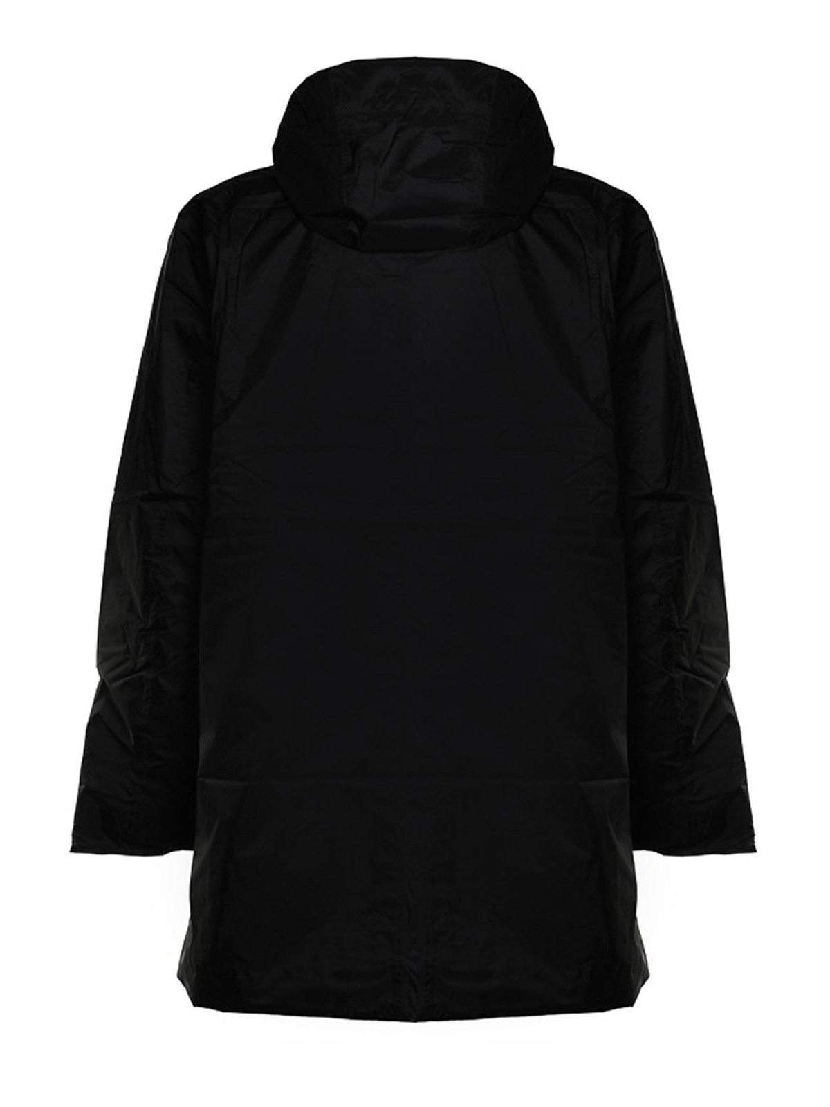 Shop Rains Padded Coat In Nylon In Black