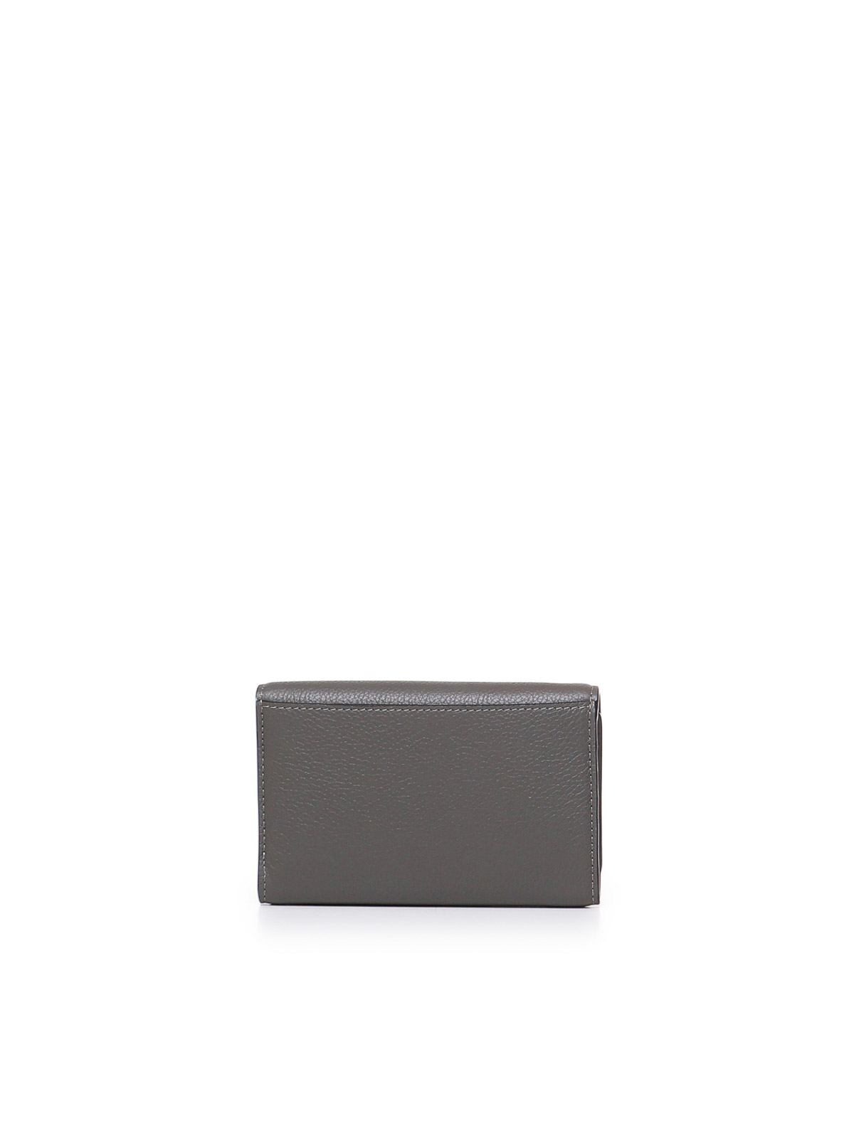 Shop Chloé Marcie Medium Compact Wallet In Grey