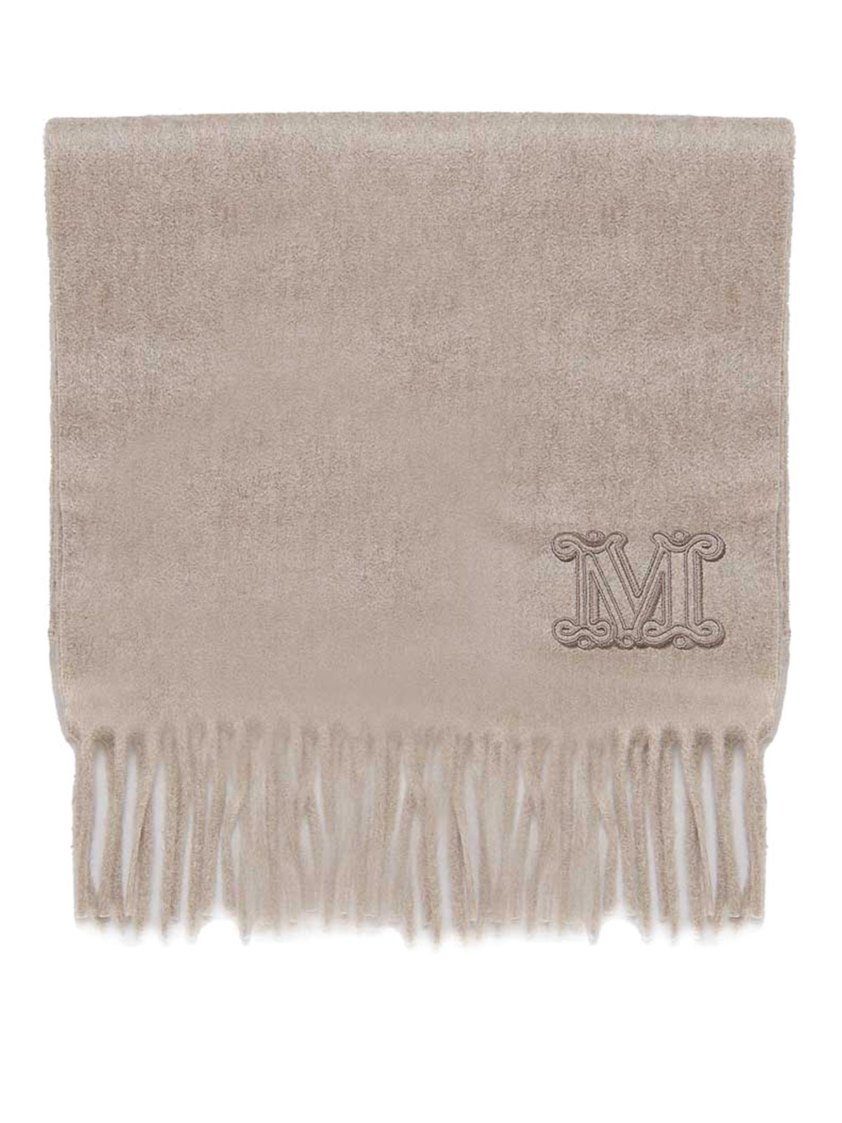 Max Mara Stole In Pure Sable Cashmere In Neutral