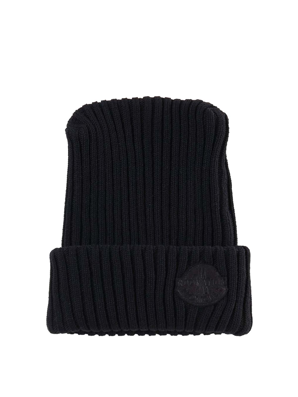 Moncler Wool Cap In Black