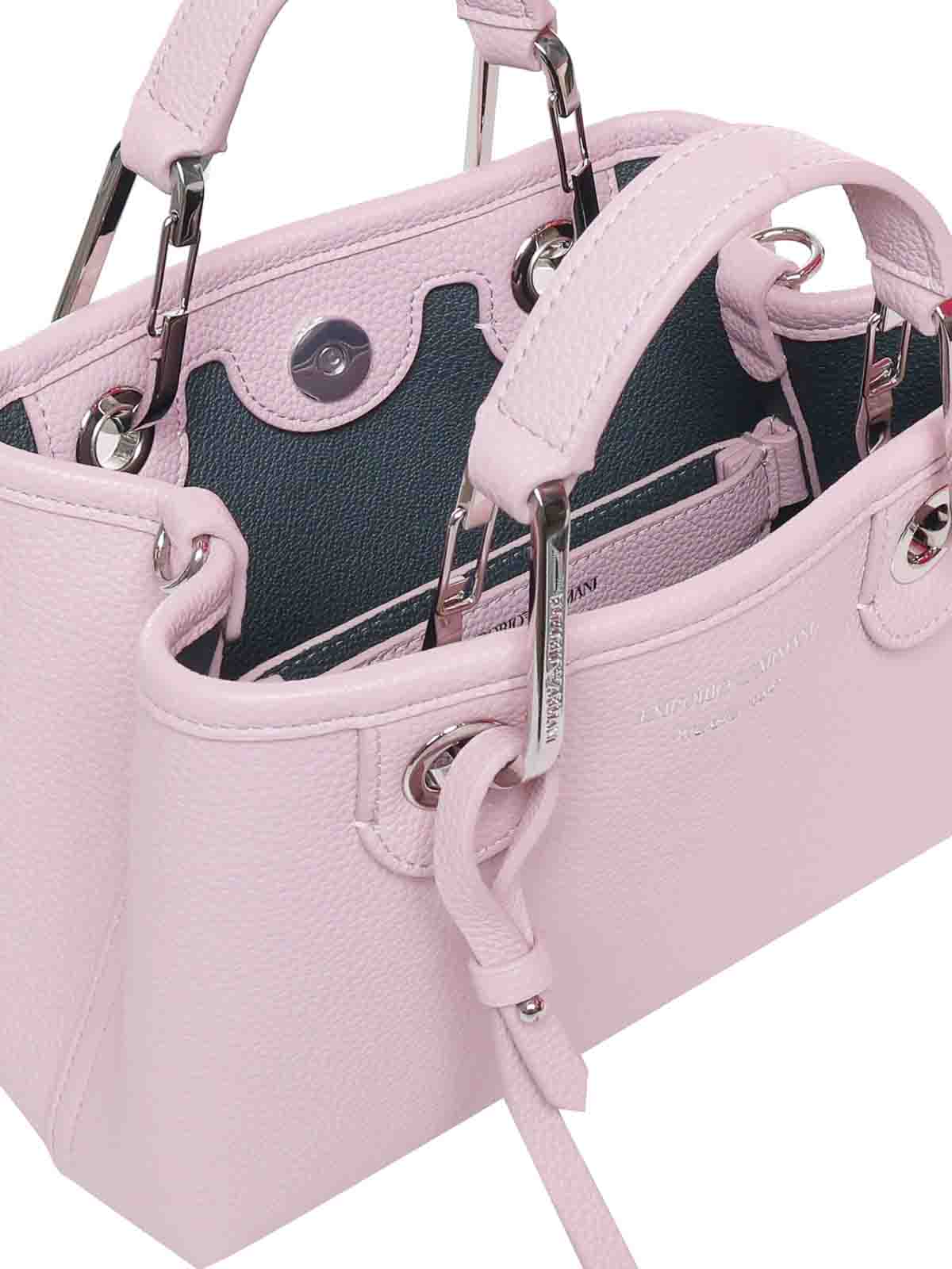 Shop Emporio Armani Myea Mini Bag In Nude & Neutrals