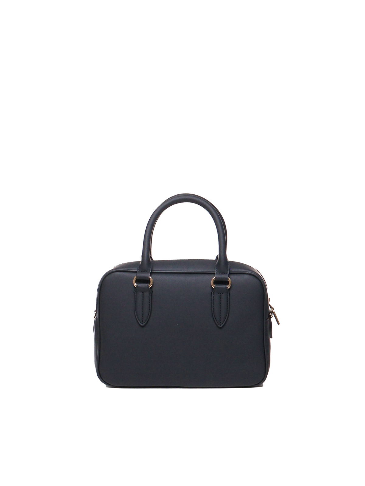 Shop Love Moschino Logo Tote Bag In Black
