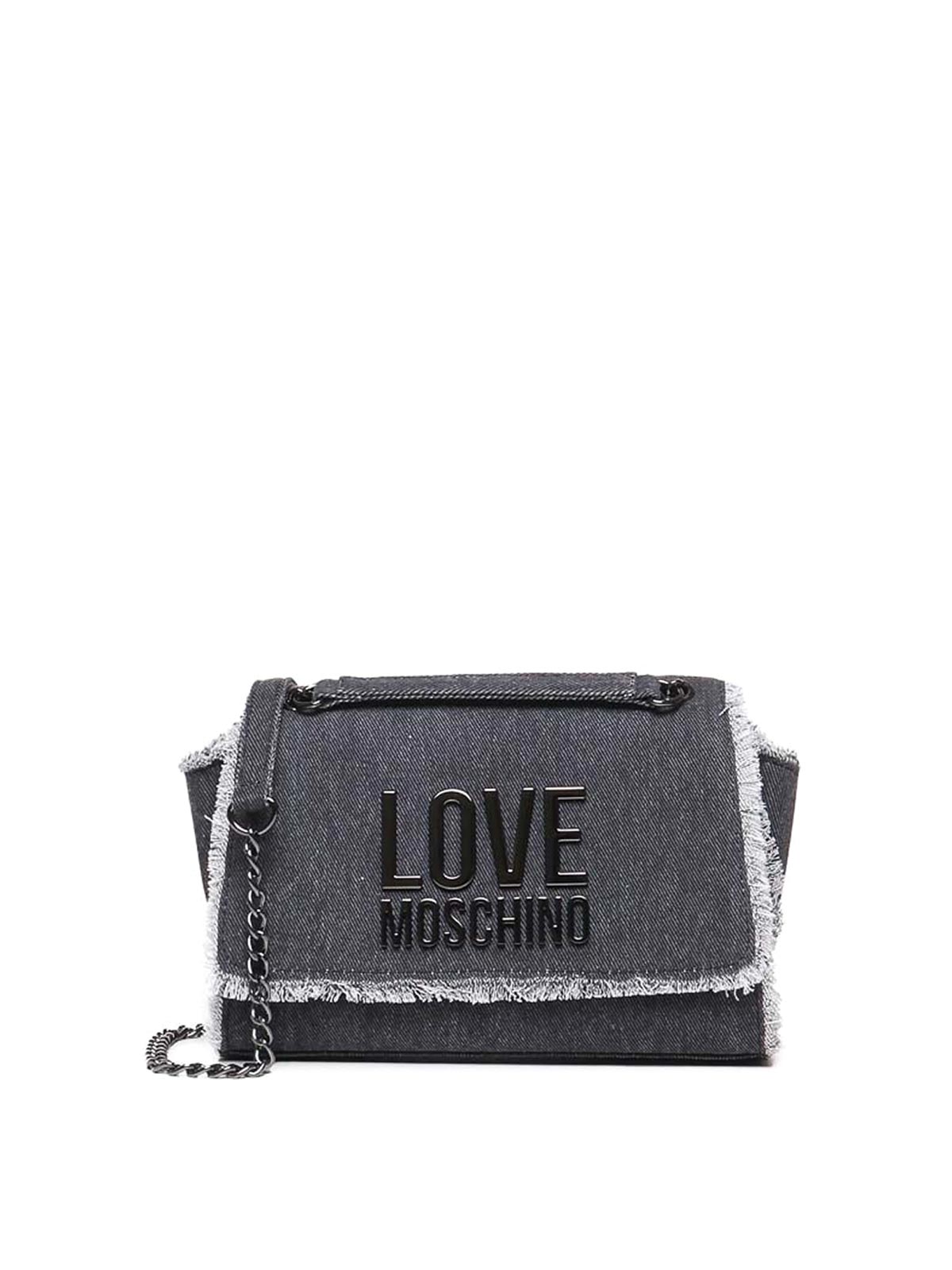 Shop Love Moschino Bolsa De Hombro - Negro In Black