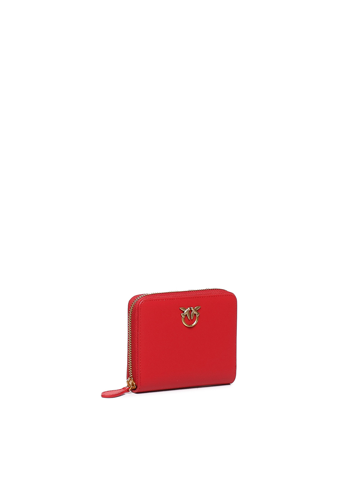 Shop Pinko Taylor Zip-around Wallet In Red