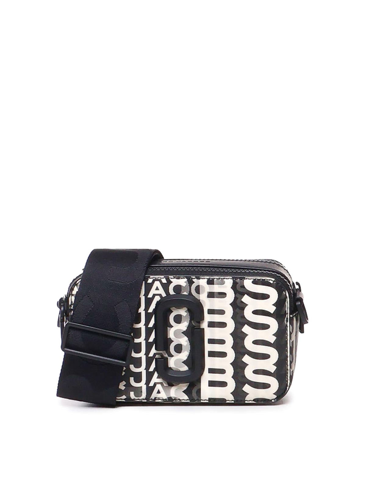 Shop Marc Jacobs The Snapshot Shoulder Bag In Black