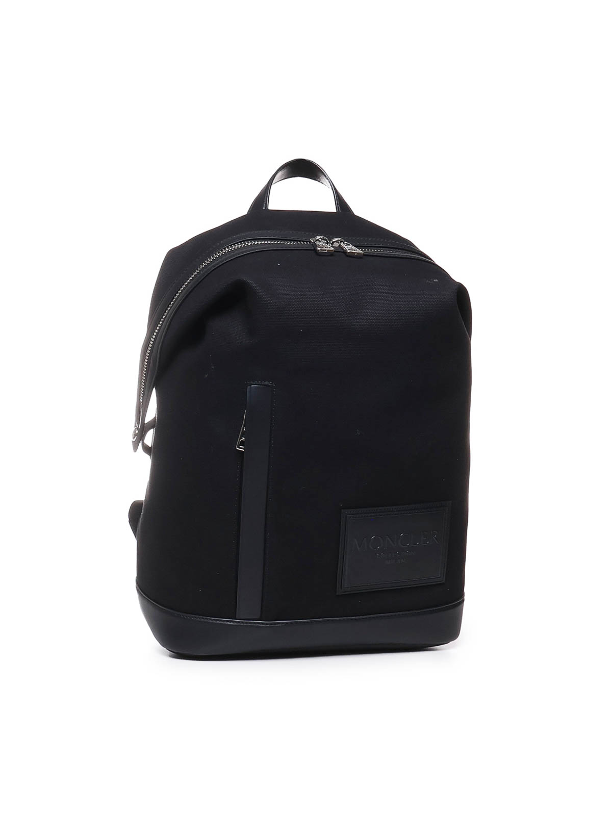 Shop Moncler Alanah Logo-patch Backpack In Black