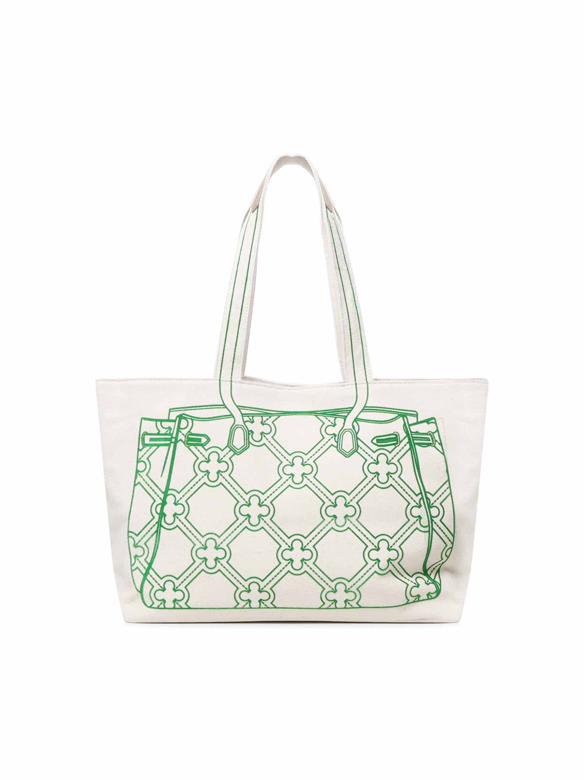 Shop V73 Must Canvas Shoulder Bag In Green