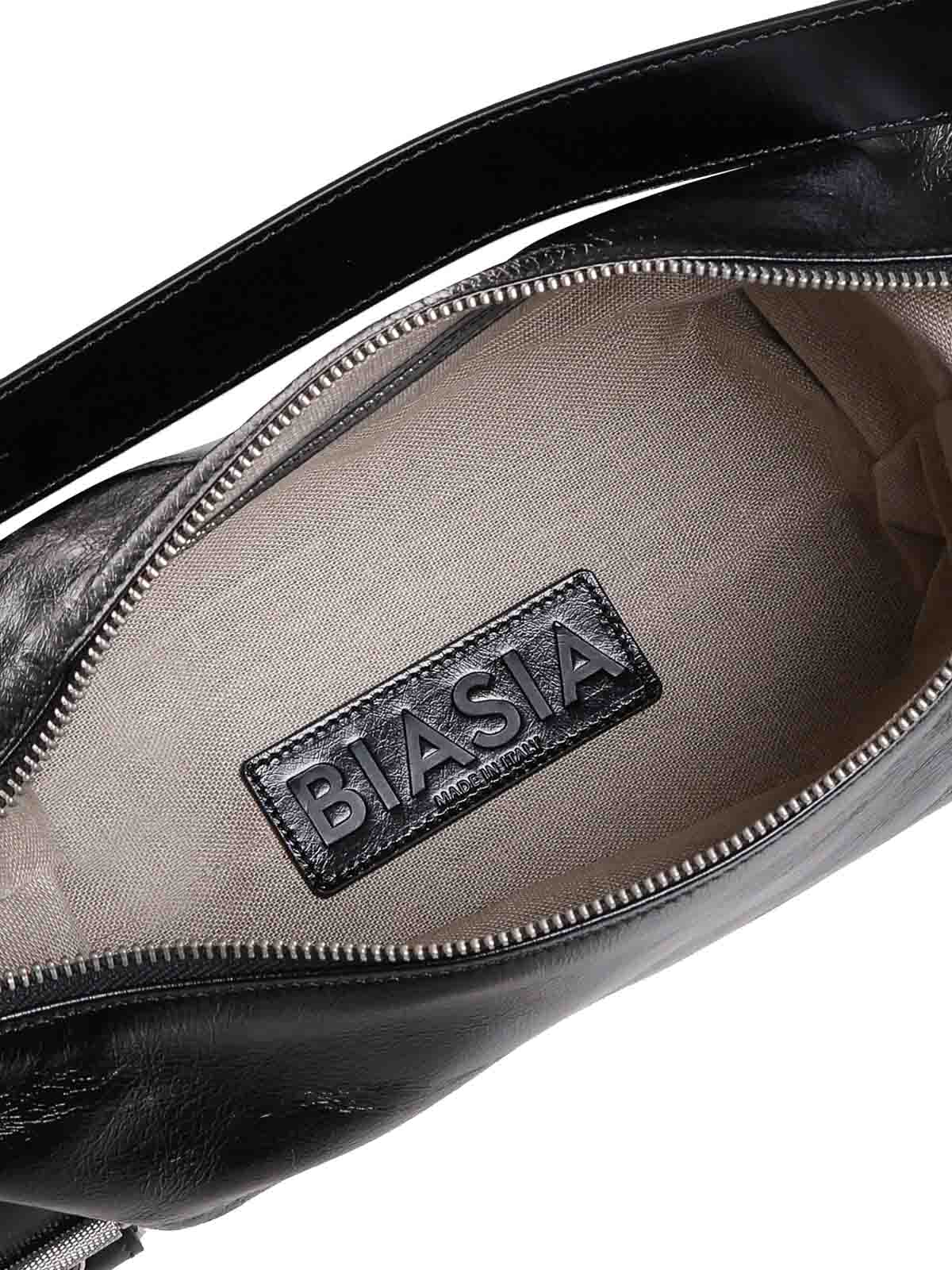 Shop Biasia Shoulder Bag In Black