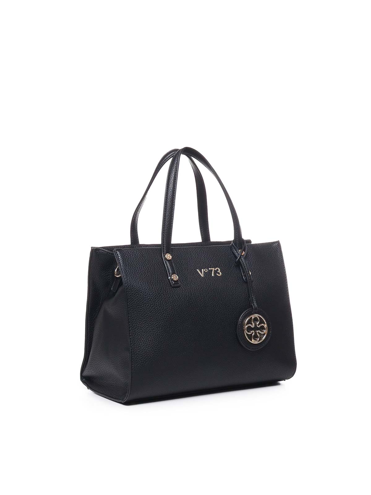 Shop V73 Elara Tote Bag With Logo In Black