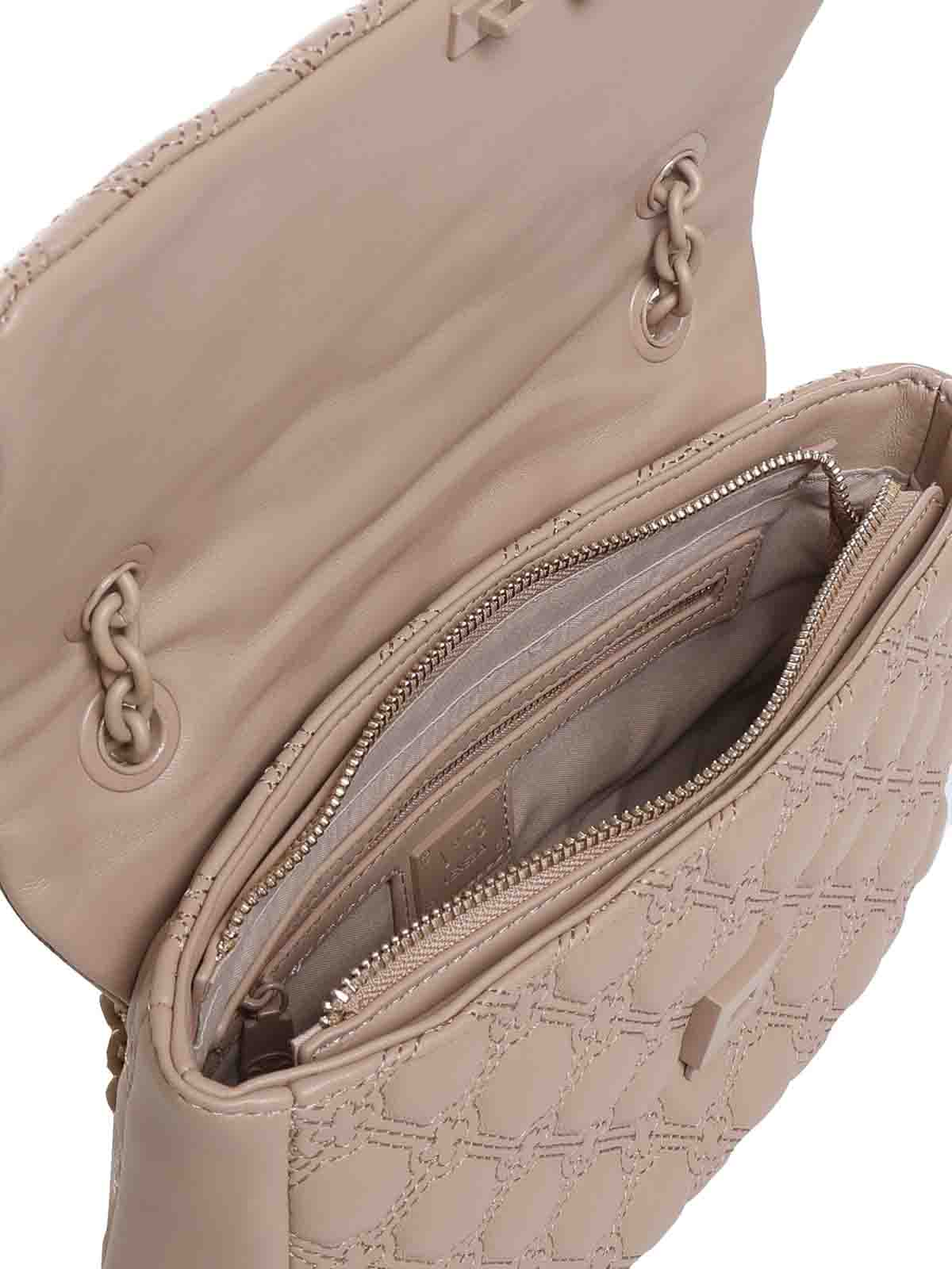 Shop V73 Marzia Shoulder Bag In Beige