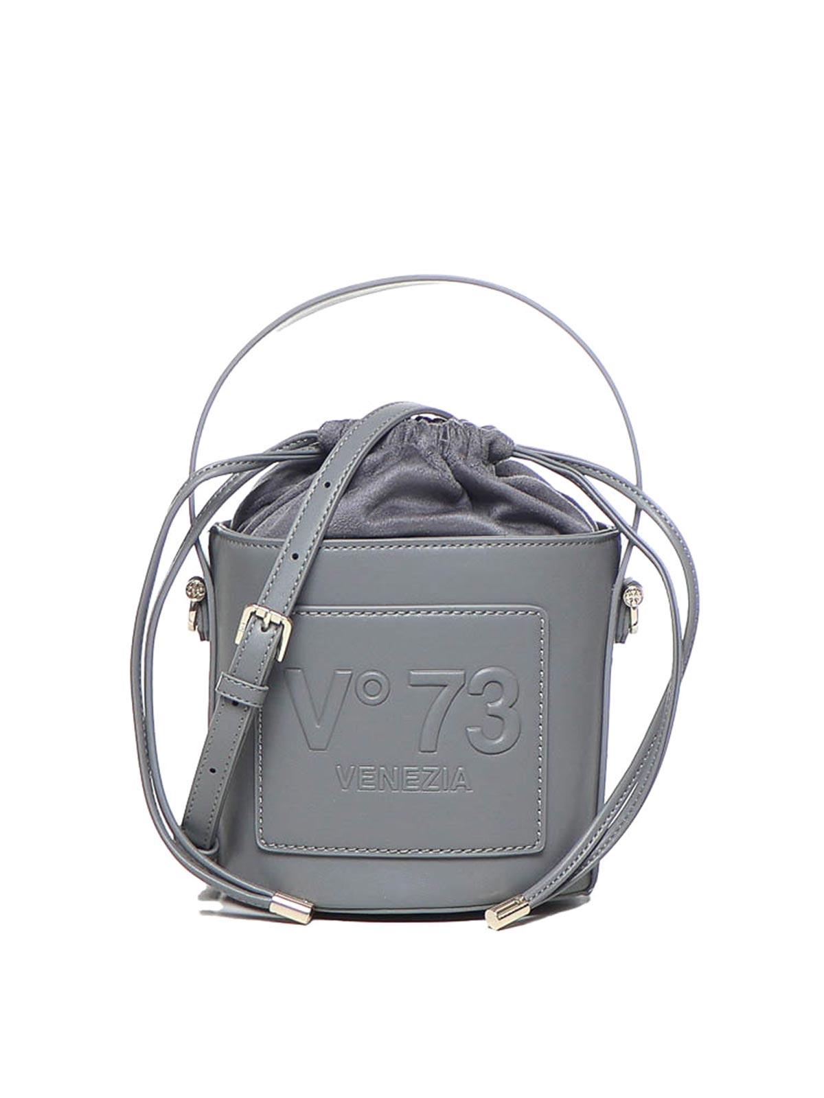 Shop V73 Bucket Bag Beatrix In Grey