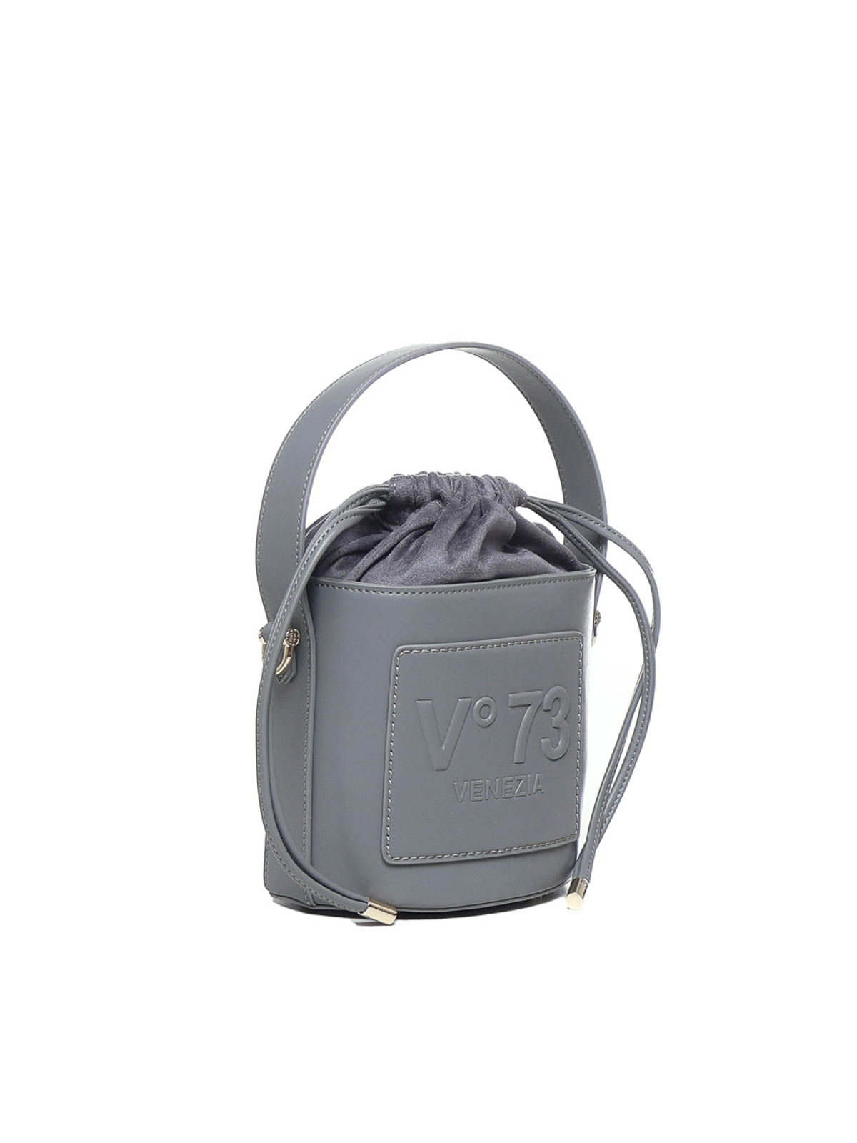 Shop V73 Bucket Bag Beatrix In Grey