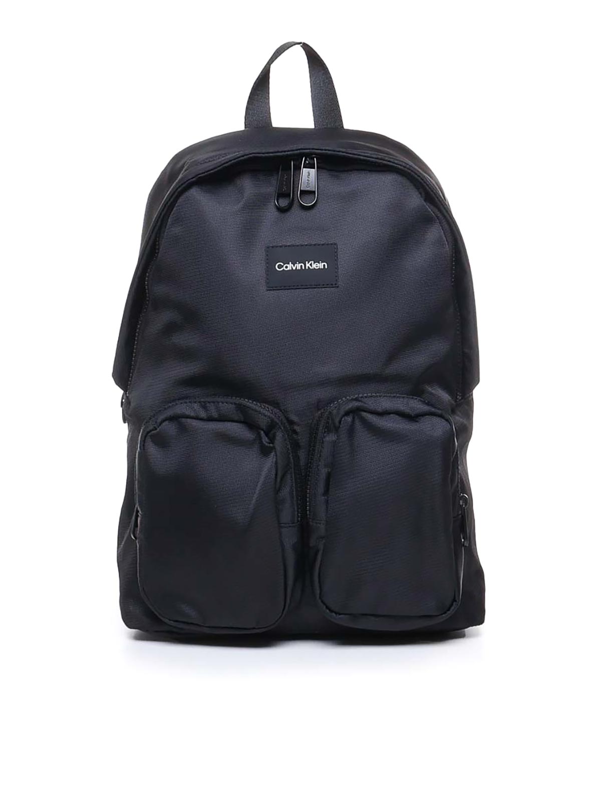 Calvin Klein Round Backpack In Negro