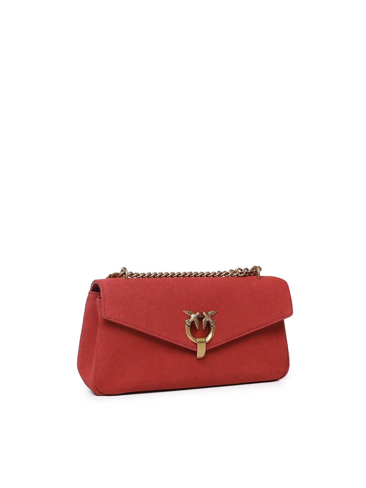 Shop Pinko Cupido Baguette Bag In Rojo