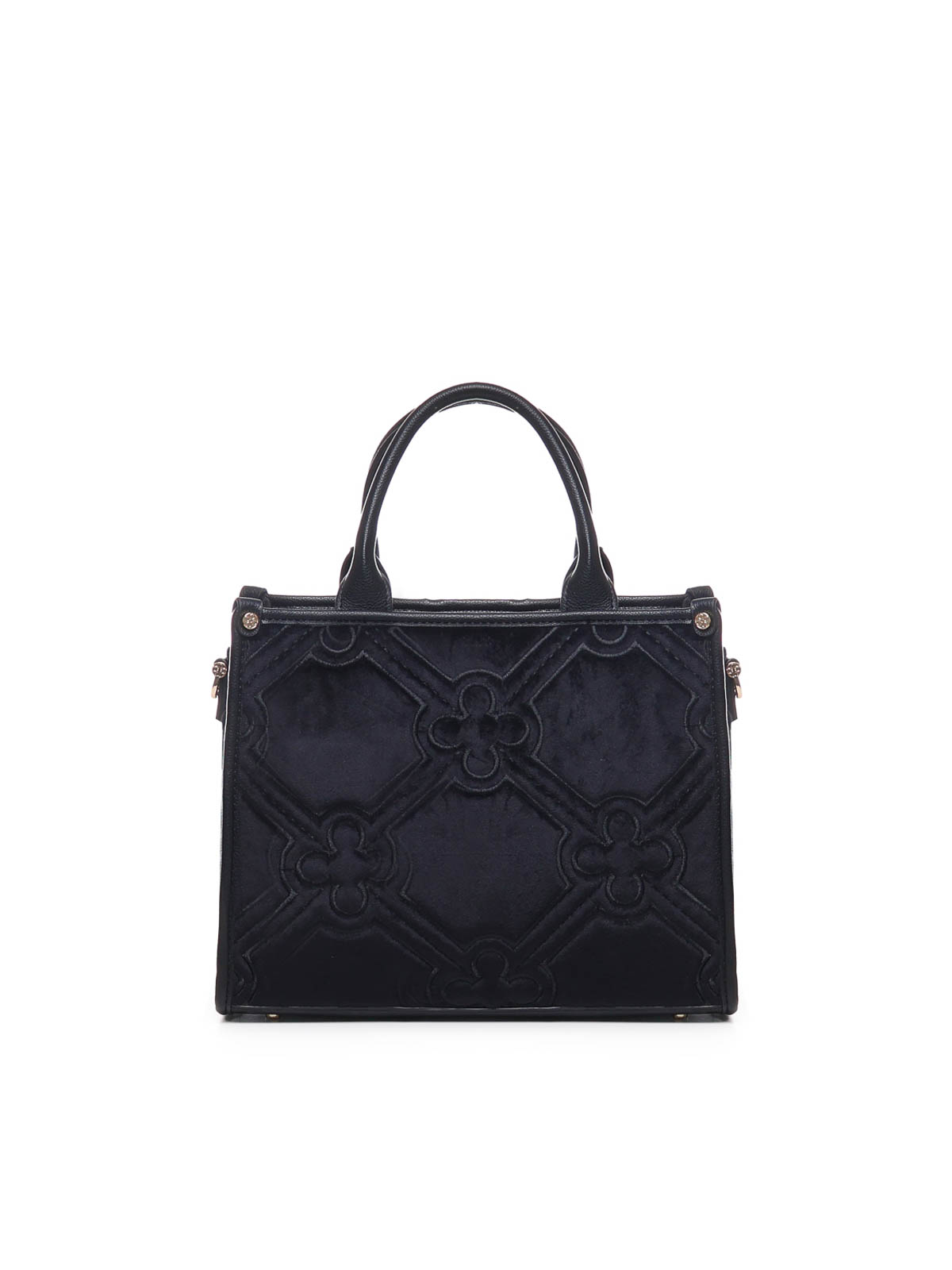 Shop V73 Iris Quilted Tote Bag In Negro
