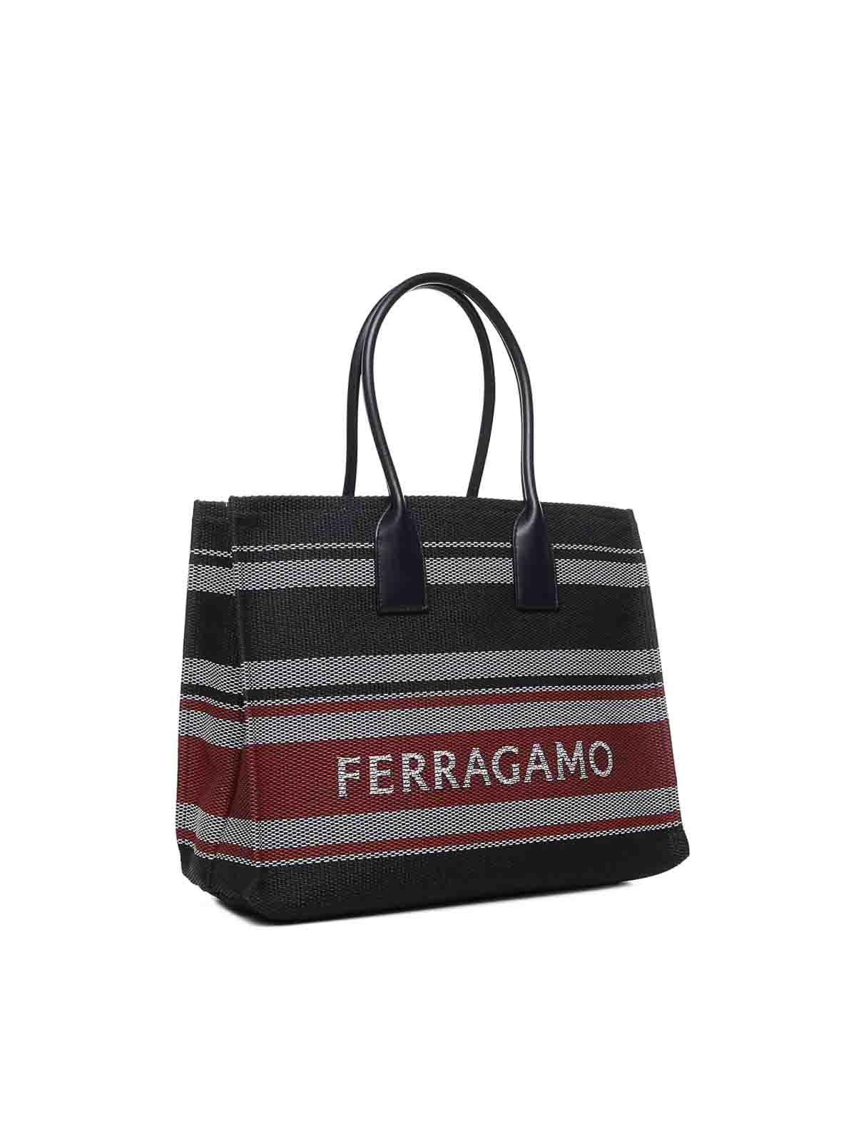 Shop Ferragamo Signature Tote Bag In Rojo