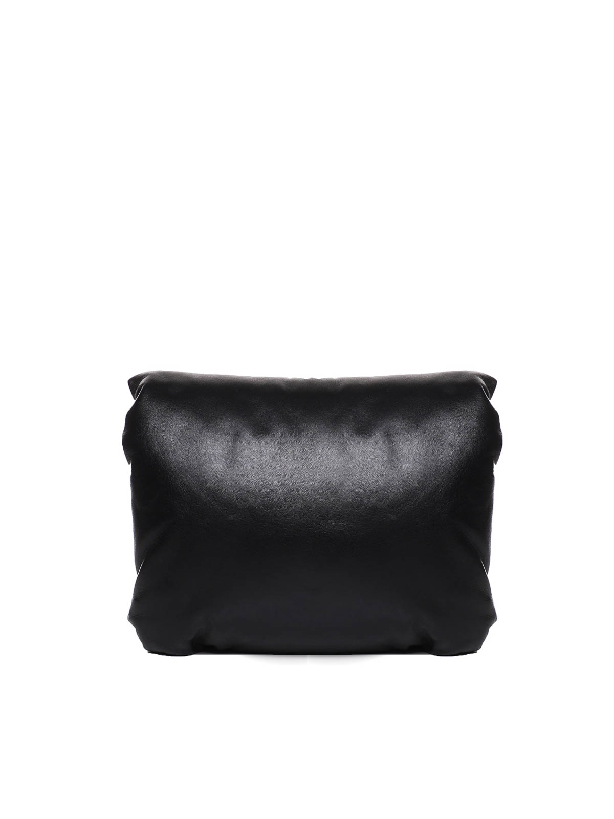 Shop Loewe Puffer Goya Bag In Shiny Nappa Lambskin In Negro