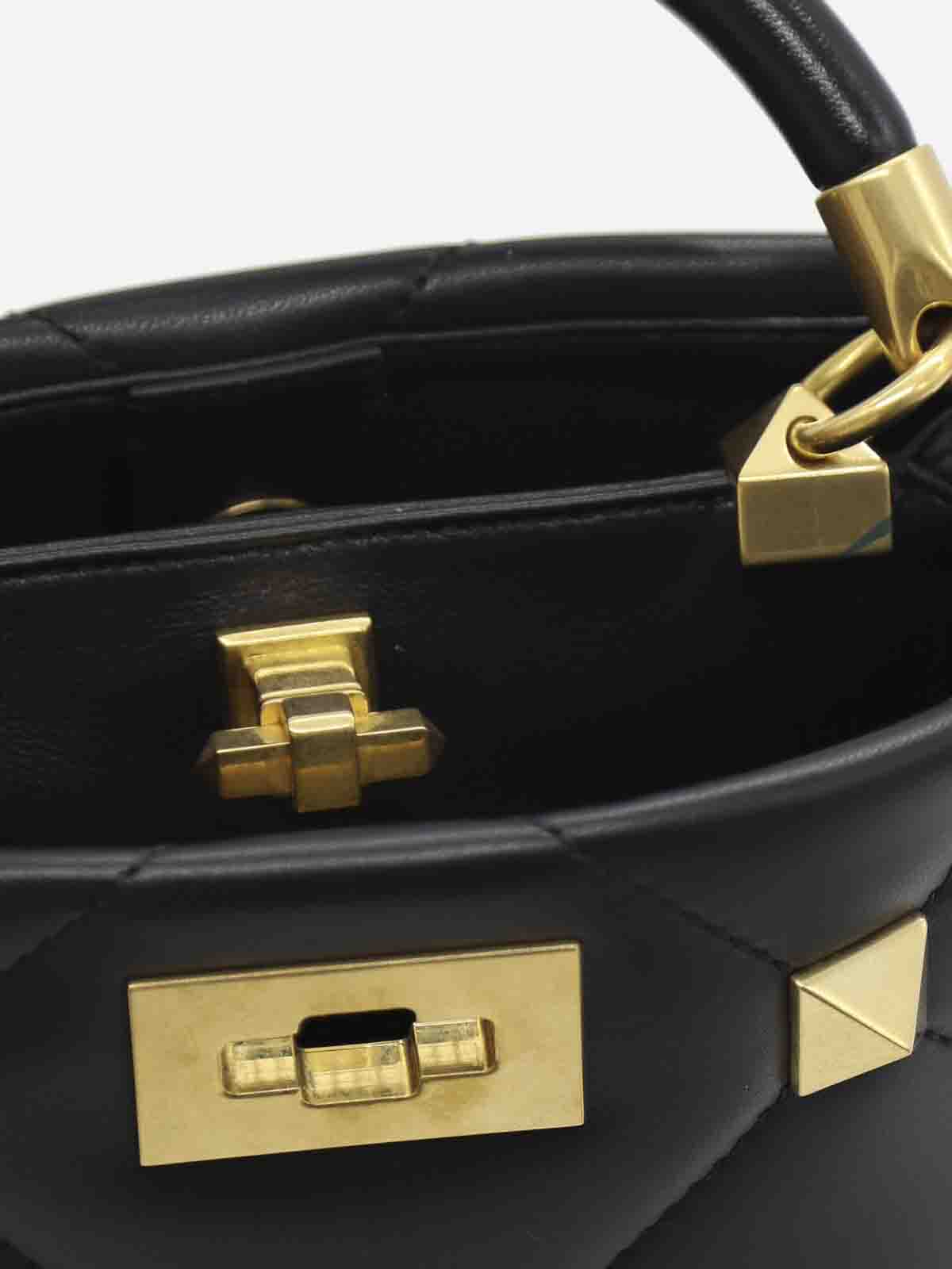 Shop Valentino Oval Crossbody Bag In Negro
