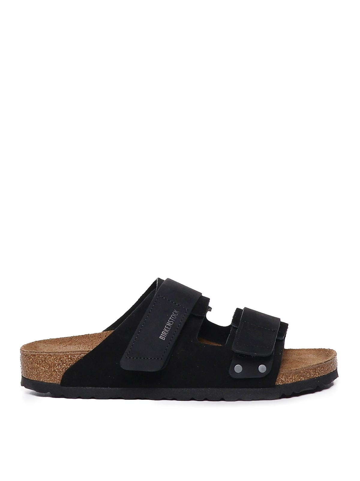 Shop Birkenstock Leather Sandal In Negro