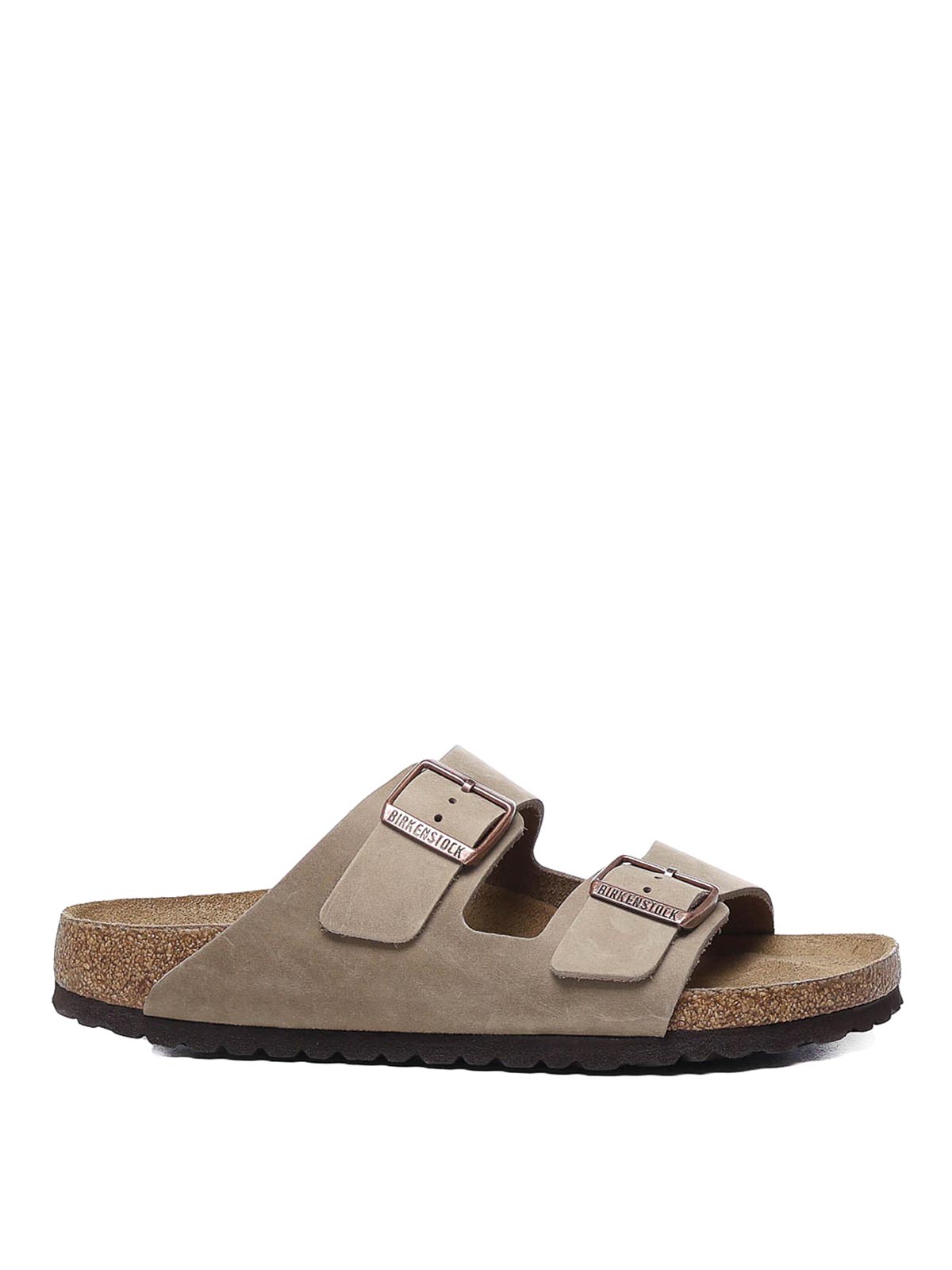 Shop Birkenstock Arizona Sandals In Marrón