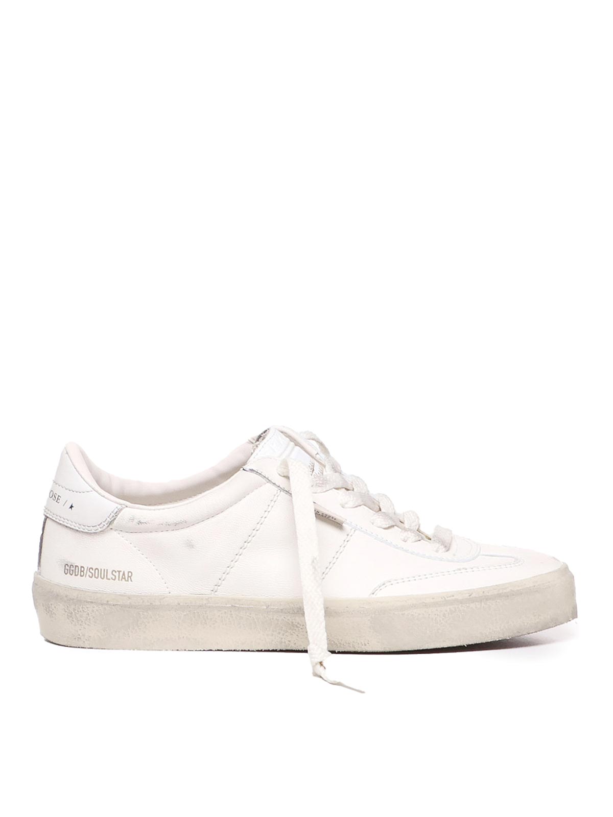 Shop Golden Goose Sneakers With A Worn Effect In Blanco