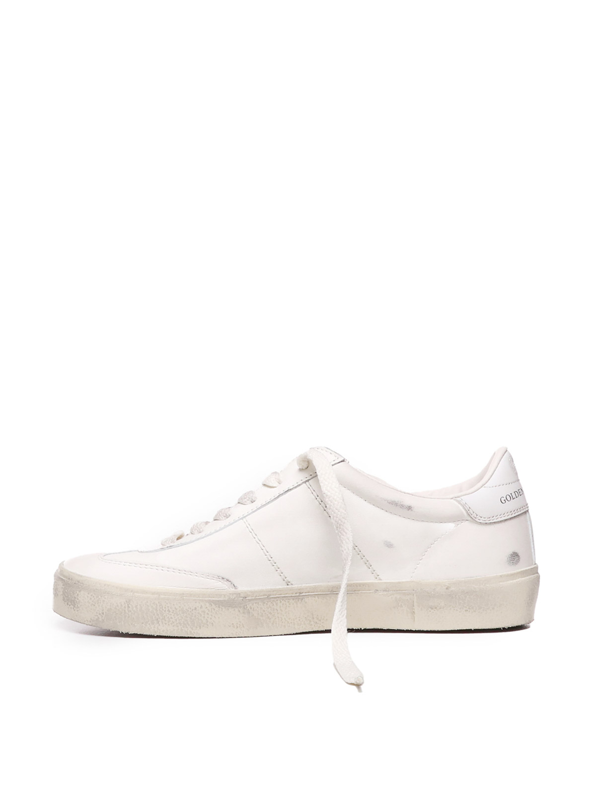 Shop Golden Goose Sneakers With A Worn Effect In Blanco